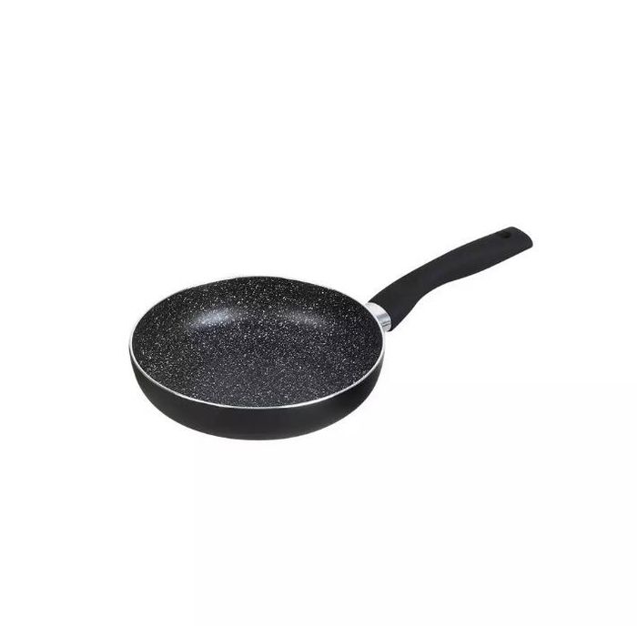 Tigaie din aluminiu, marmorata, 22 cm, negru, KingHoff