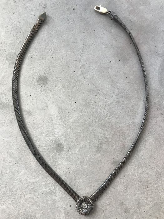 Colier vintage din argint masiv 925