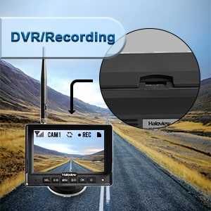 Чисто нова безжична система камера за задно виждане Haloview MC5111 5” 720P HD IP69K DVR за кемпер каравана камион