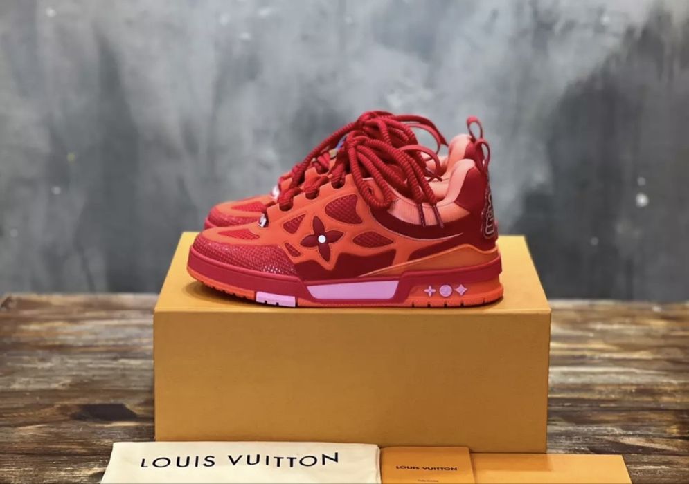 adidasi sneakers louis vuitton skate red