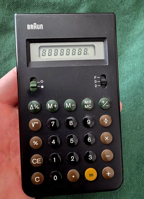 Calculator Braun AG Typ 4993 Dieter Rams