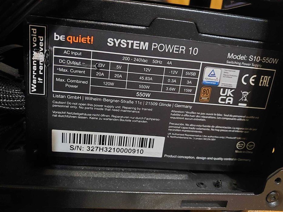 Ryzen 7 5700X + Asus Tuf 550 Plus Wi-Fi II, 16GB RAM, Noctua, PSU,Case