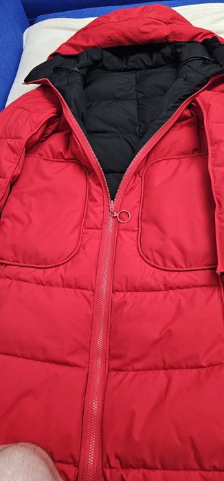 Пуховик женский длинный