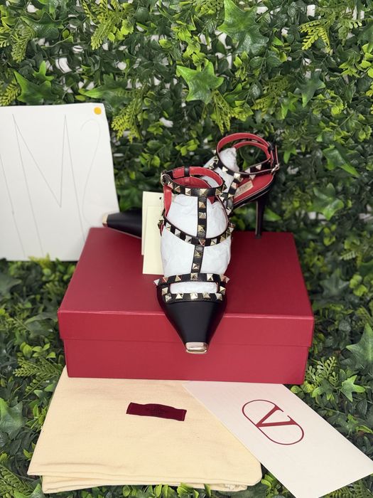 Pantofi/Tocuri Valentino Garavani Rockstud kidskin pumps 100mm