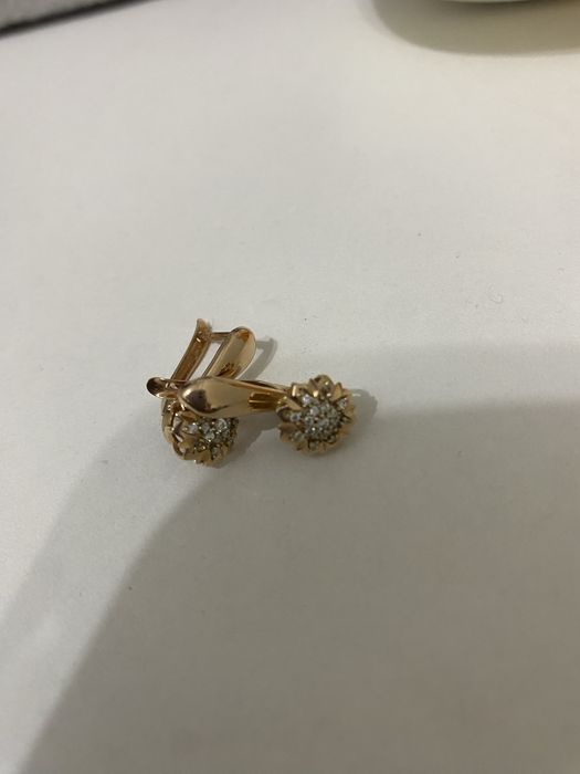 Золотые серьги 585 проба