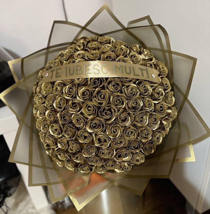 Buchet 101 trandafiri din sapun, parfumati