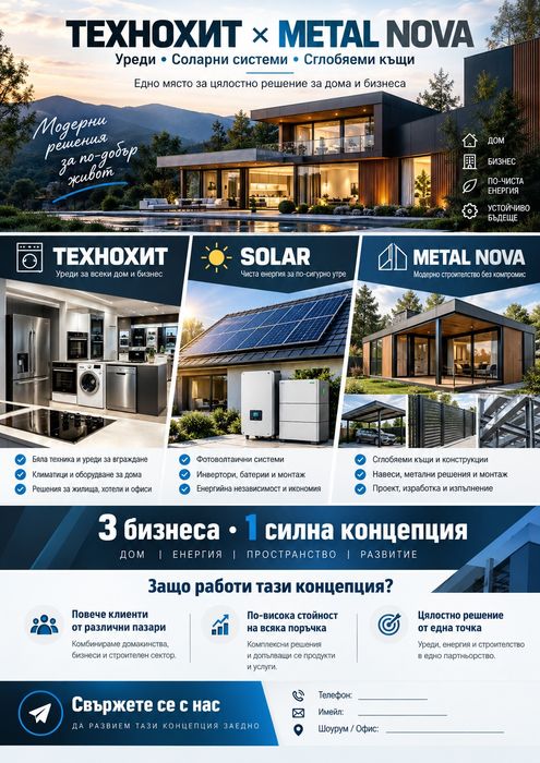 Сглобяеми къщи с метална конструкция