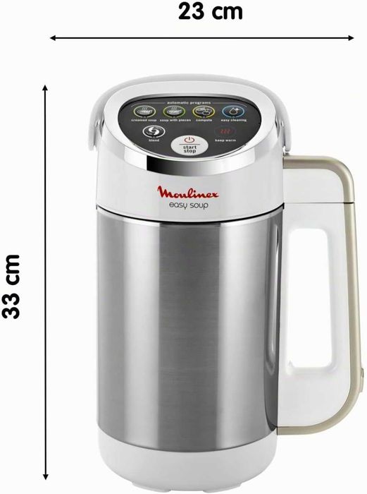 Blender cu gătire Moulinex Easy Soup Silver LM841110