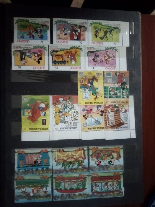 Коллекция почтовых марок "Комиксы".