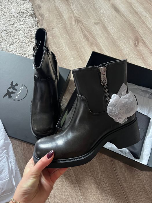 Обувки - Боти - Pinko - Alys - pelle - nero - Tacco: 6 cm