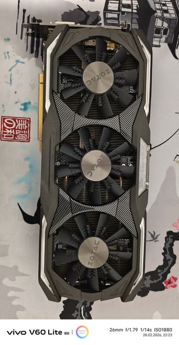 Продам Видеокарту ZOTAC GeForce® GTX 1080 AMP Extreme