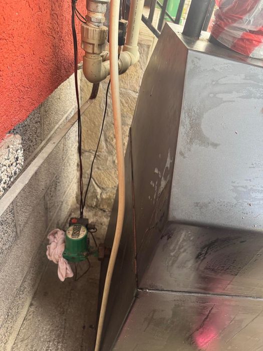 Камина на дърва за отпушените