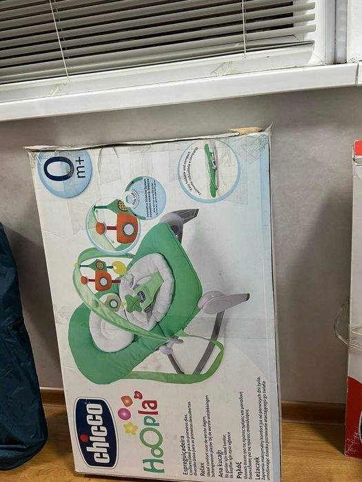 Детский шезлонг-кресло качалка