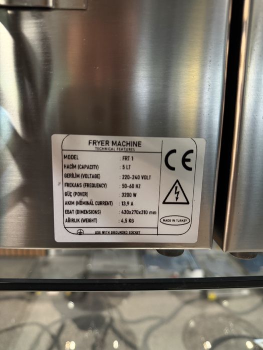 Фритюрник 5л 5+5л