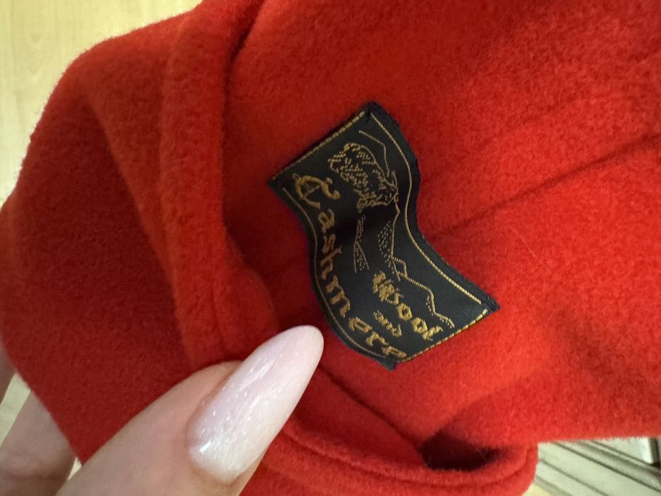 Palton cu lână virgină și cașmir Wool and Cashmere, mărime 40.