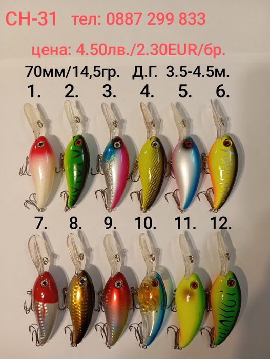 тролинг сом бяла риба щука спининг  воблер конец