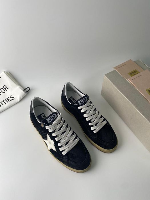 Golden Goose Ball Star Black Suede