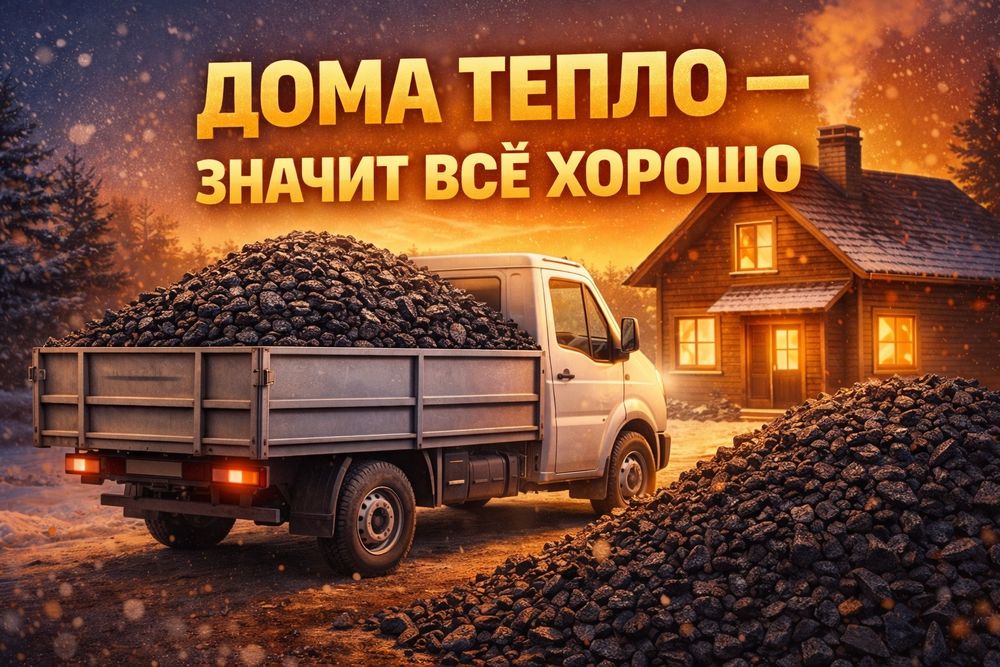 Уголь с доставкой Караганда для отопления домов и котлов