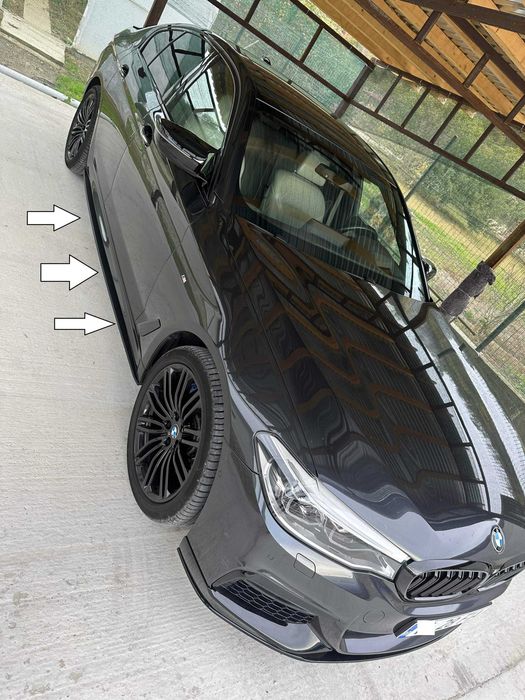 Prelungire Praguri Laterale BMW Seria 5 G30 G31 2017-2023 Negru Lucios