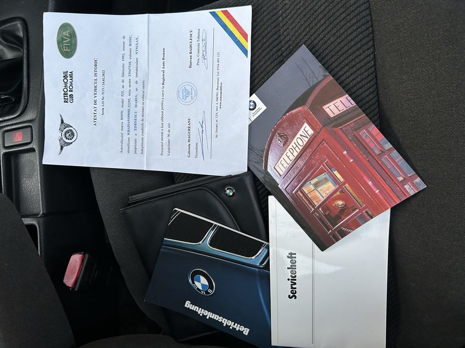 Bmw E34 525TDS 1992 Atestat Vehicul Istoric