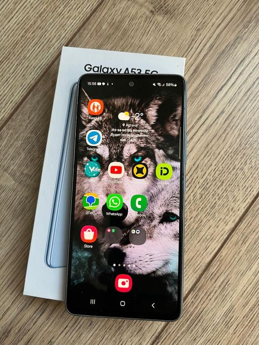 Самсунг а 53 состояние идеальное,обмен на айфон 12,13 в идеале+моя доп