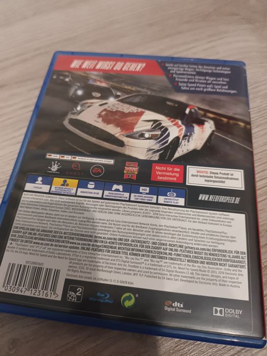 Need for speed за ps 4