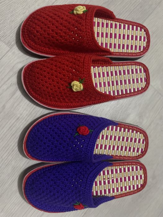 Домашние тапочки ручной работы