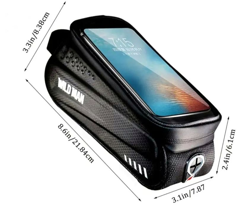 Водоустойчива чанта за рамка на велосипед WILD MAN