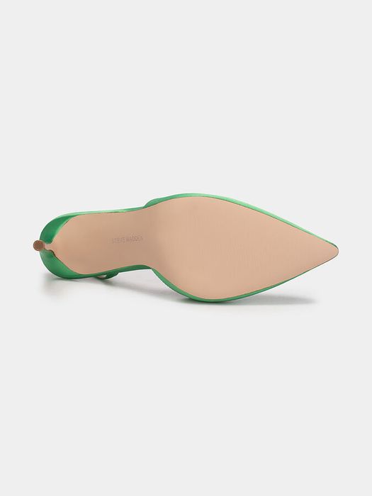 Нови високи обувки стилето Steve Madden в зелено