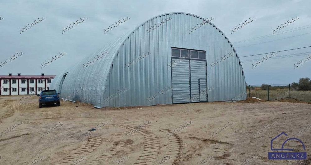 Ангар бескаркасный разборный