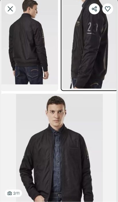 G-Star Raw Baseball zıp through / мъжки бомбър/яке L