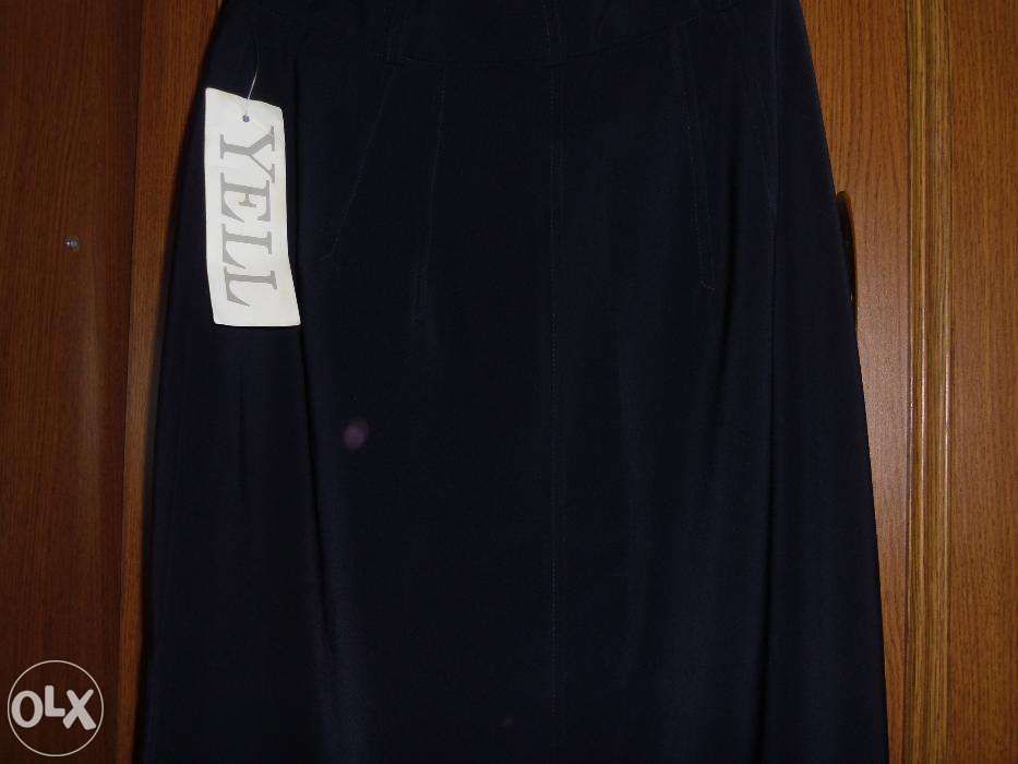 fusta neagra maxi ,stofa noua