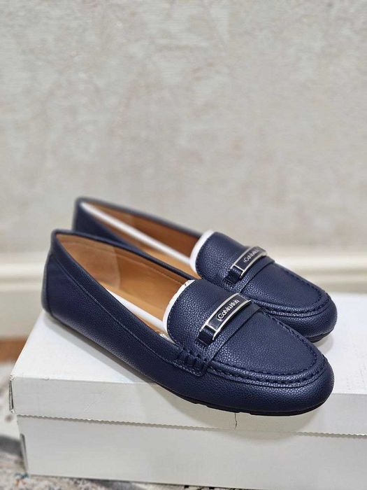 Классические navy лоферы из кожи, Calvin Klein, Оригинал