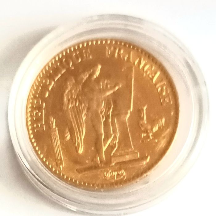 Monedă aur 20 fr.