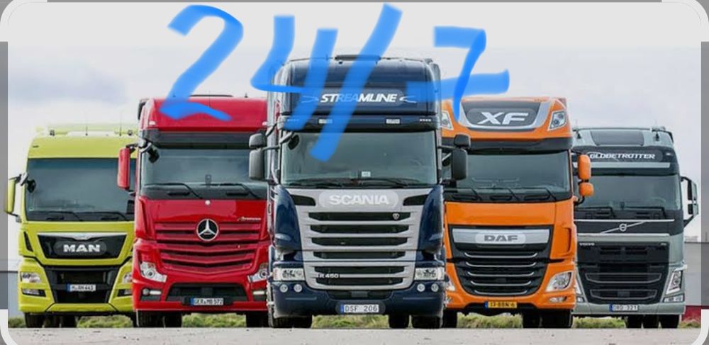 Выезд грузовых машин моторист