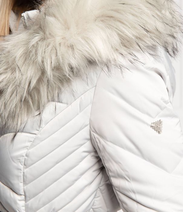 Дамско яке Guess, патешки пух, Сив, XS