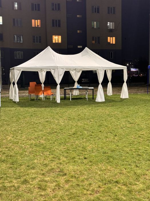 Аренда шатер,стол,стулья,посуда