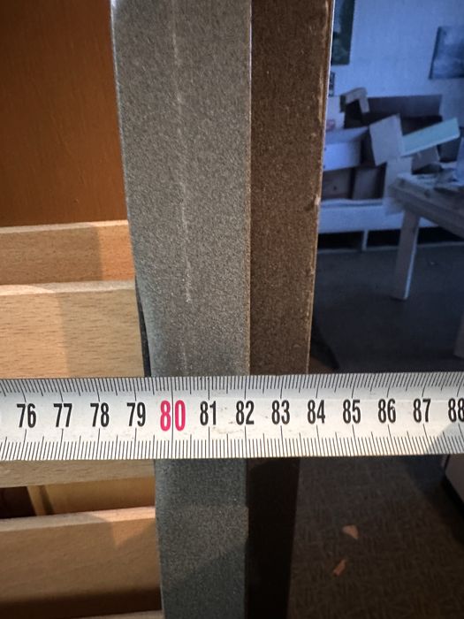 Подматрачна рамка 190×82 – метална, букови ламели