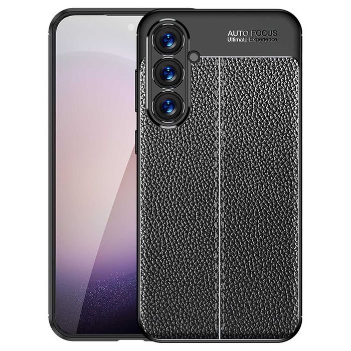 Samsung Galaxy S24 Ultra - Луксозен Кожен Кейс Гръб AF