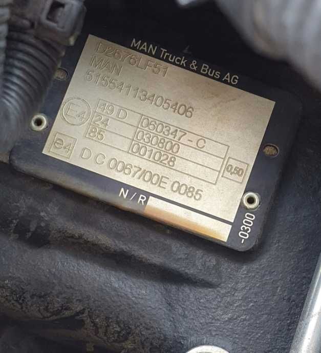 Motor complet camion MAN D2676 LF51 LF52 LF53 MAN TGX TGS /Piese camioane
