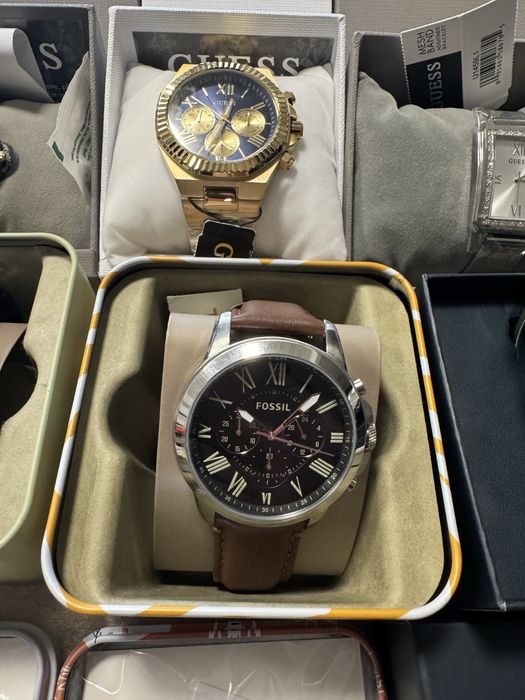 Ceas armani exchange nou + altele  hugo guess fossil atlantic tommy
