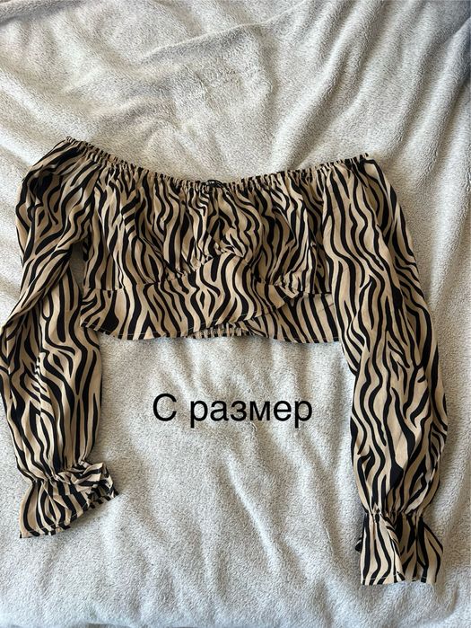 Дамска тънки блузки тип crop.Вземи 4 в цена на 1
