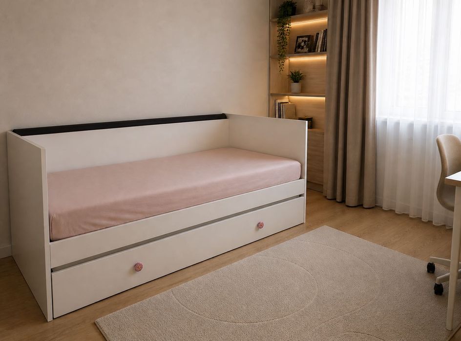 Pat mdf cu saltele incluse divan