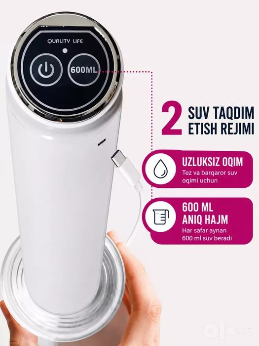USB zaryadlanadigan elektra suv nasos