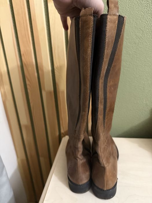 Кожаные сапоги. Италия.