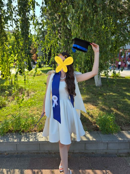 Rochie alba de cununie/absolvire