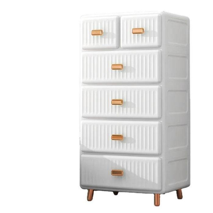 Шкаф для хранения 5ти этажный  в европейском стиле с выдвижными ящикам