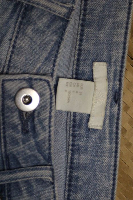 Къси дънкови панталонки с ниска талия H&M, 34 размер