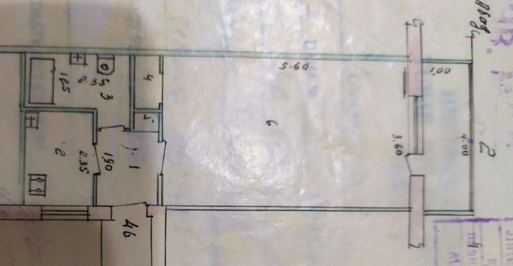 Юнусабад 2 квартал 1/4/4 квадрат 36м²