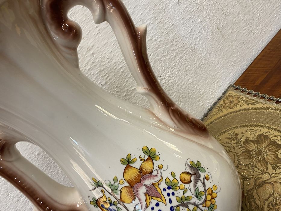 Огромен порцеланов чайник - кана италианско  производство